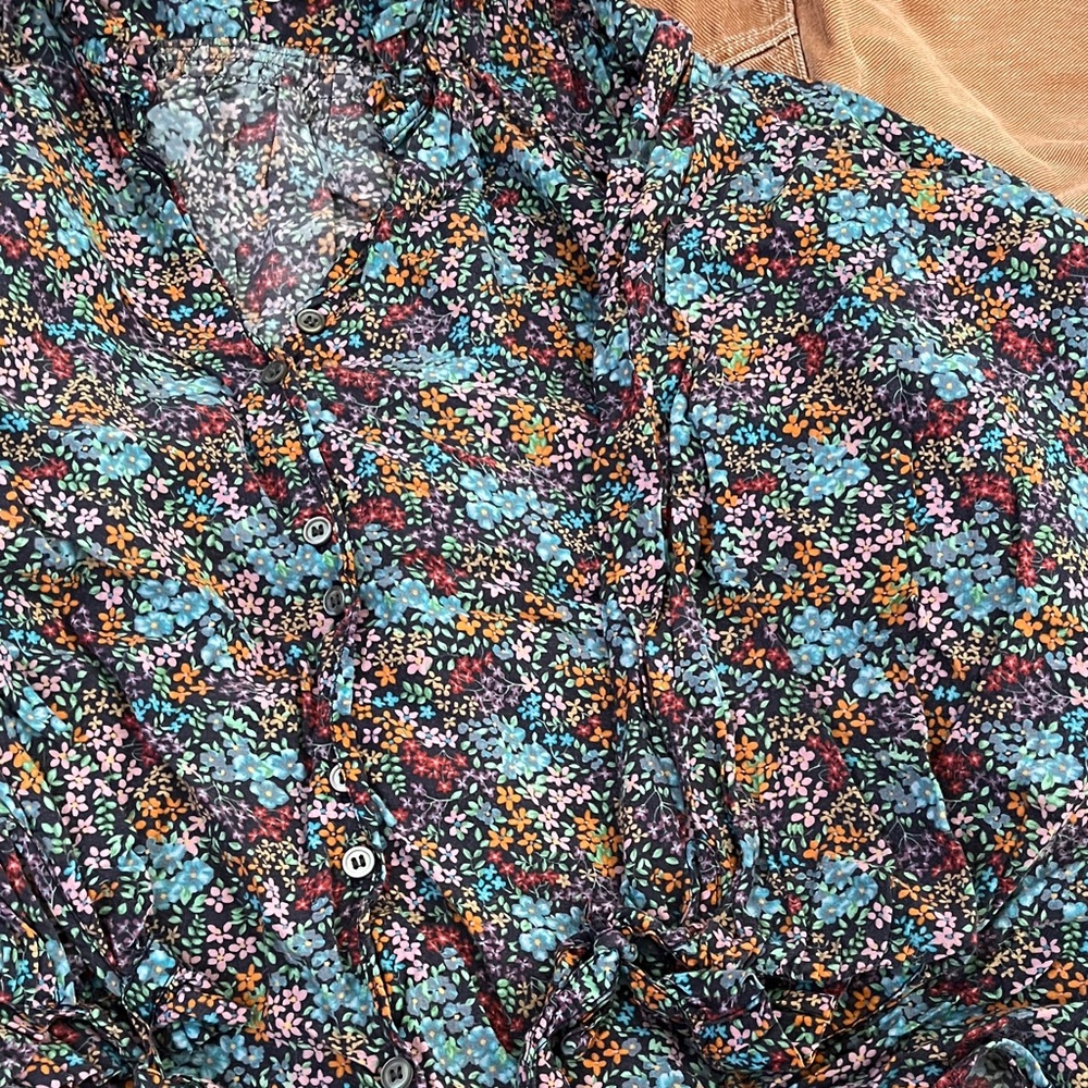 Doen Floral Blouse - Multicolor - Picture 3 of 4
